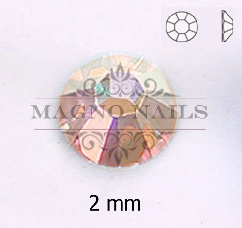 Glas Strasssteine rund -  Light Pech AB Nail Art Nails Nagel Nögel Nailart